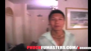 BIG 6 FOOT TALL AMAZON BOOTY PAWG GIRL TAKES ON SMALL ASIAN MAN DOGGYSTYLE
